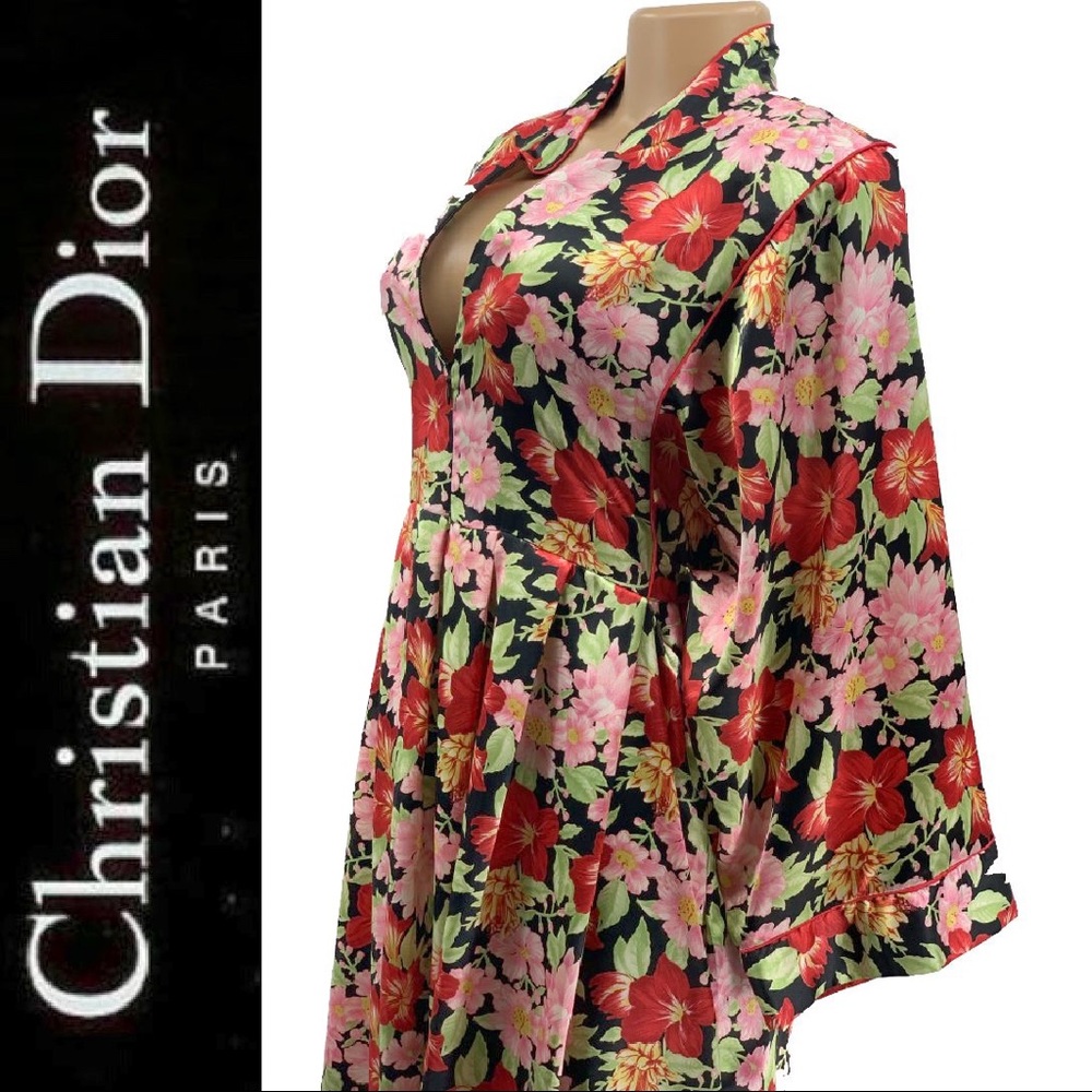 Christian Dior Vintage Dressing Gown - Picture 5 of 8